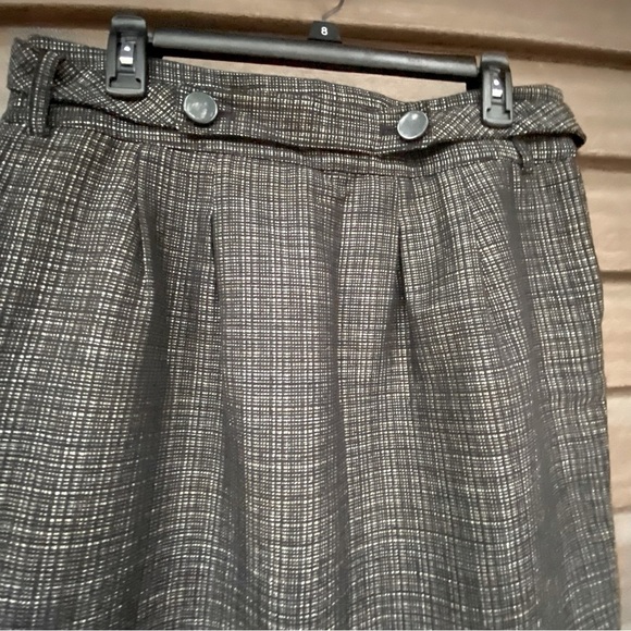 Ann Taylor Petite Pleated Mini Skirt - Picture 2 of 7